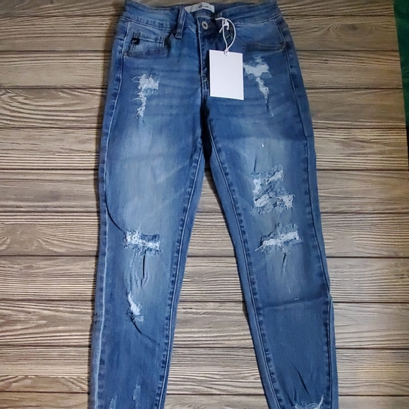 JAMIE Distress Kan Can Jeans - Picture 2 of 5